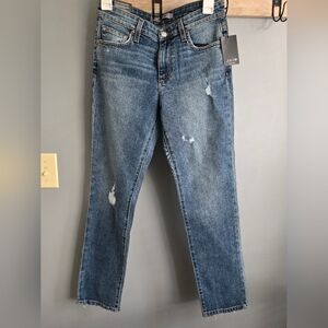 JOES'S Blue SLIM BOYFRIEND  Jeans with Distressed Details, SIZE 24
